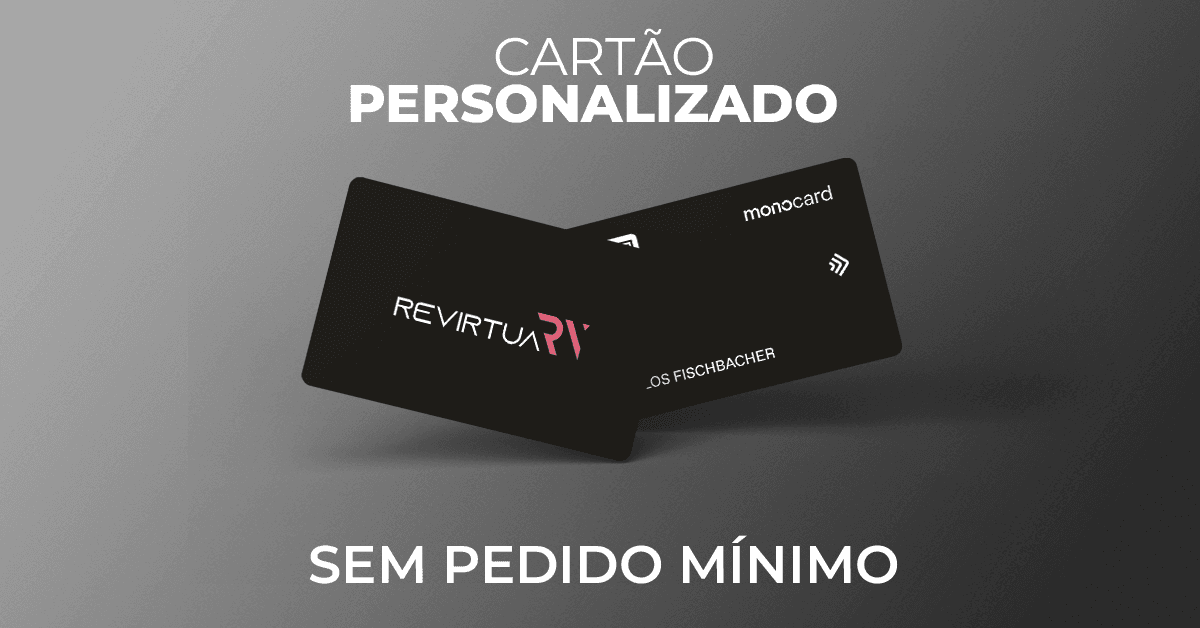 Cartão Monocard personalizado sem pedido mínimo