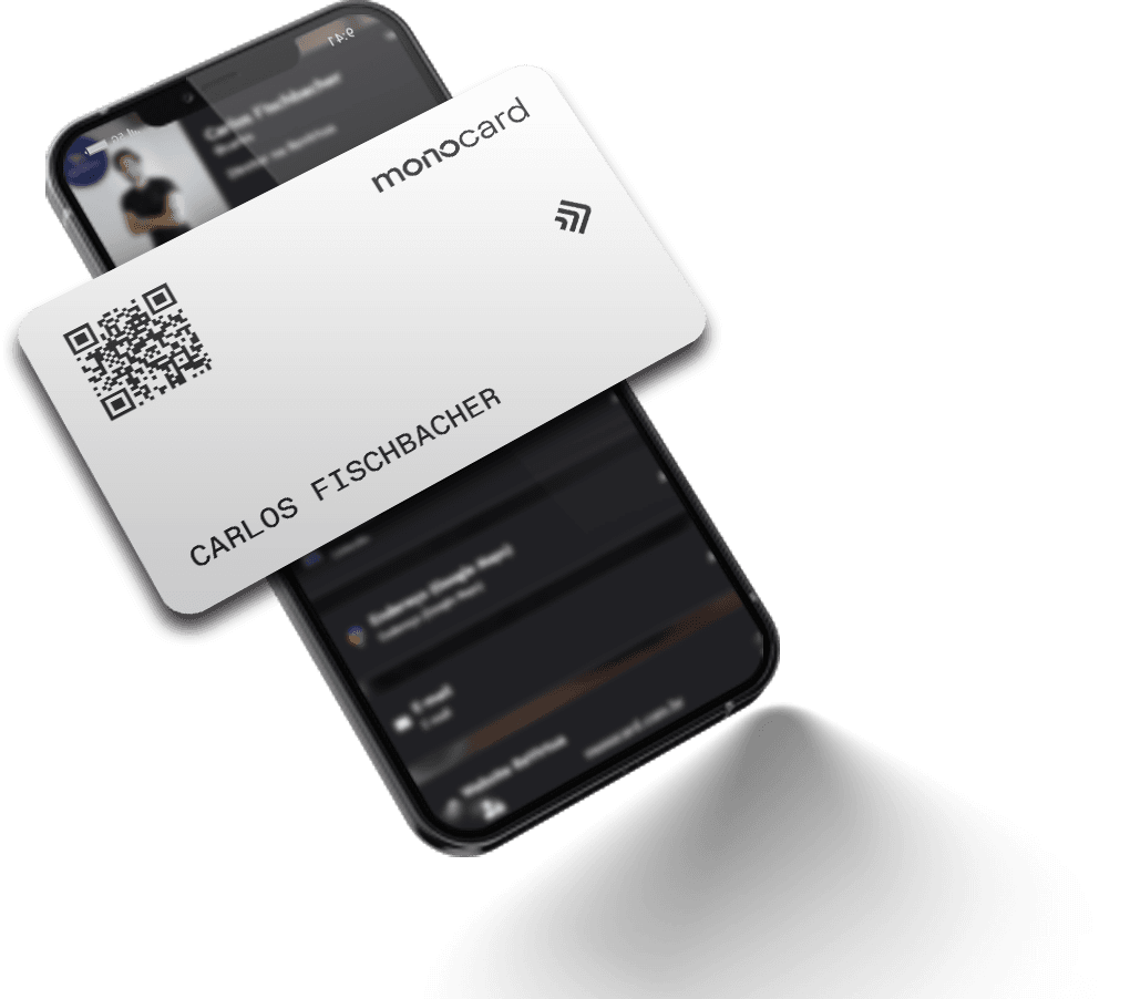 perfil digital cartão de visita