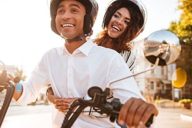Business Card for Motorcycle Taxi: Be Your Customers' Favorite