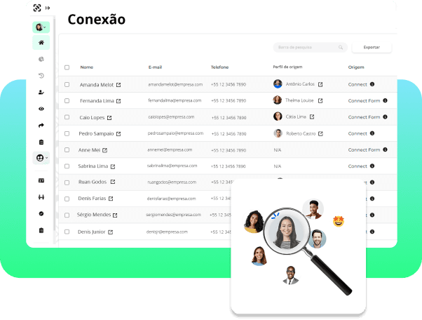 Digital Card Connections Page