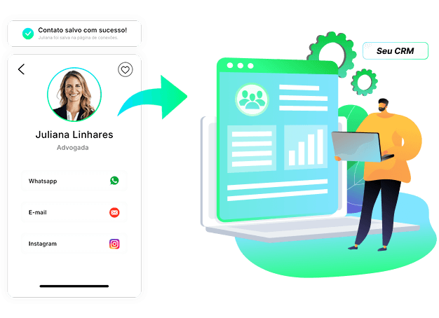 del escáner de datos mono ai directo a su sistema crm