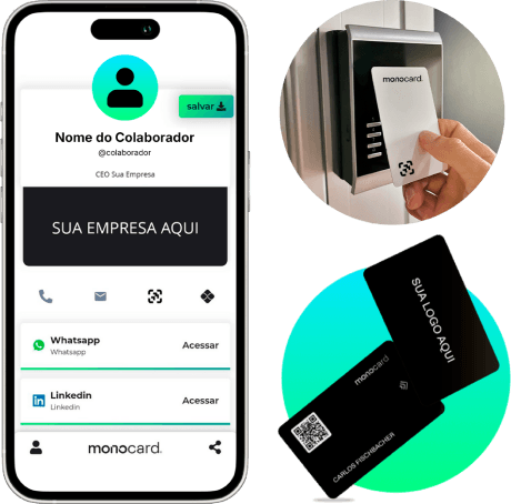 Tarjeta de visita digital que también controla el acceso de colaboradores y empleados