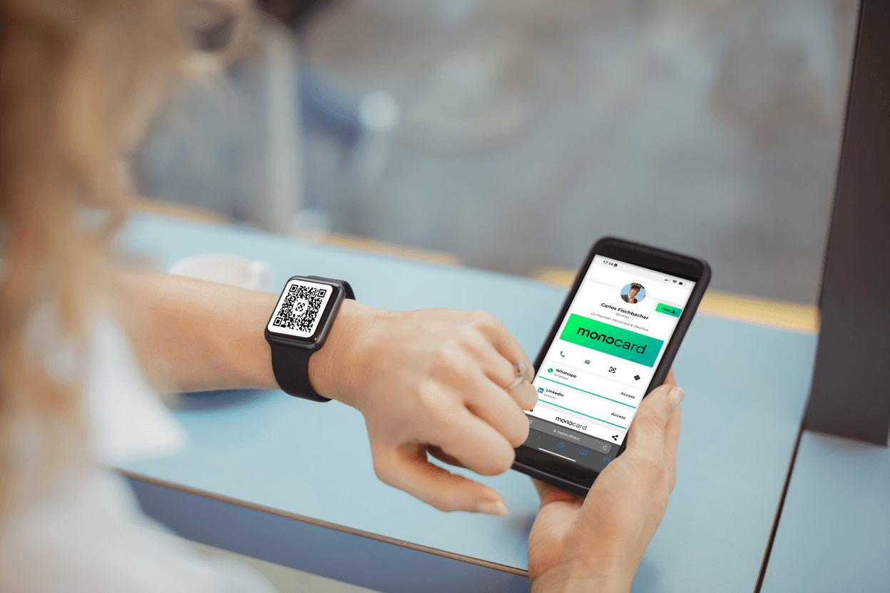 Como usar o seu Apple Watch como cartão de visita digital
