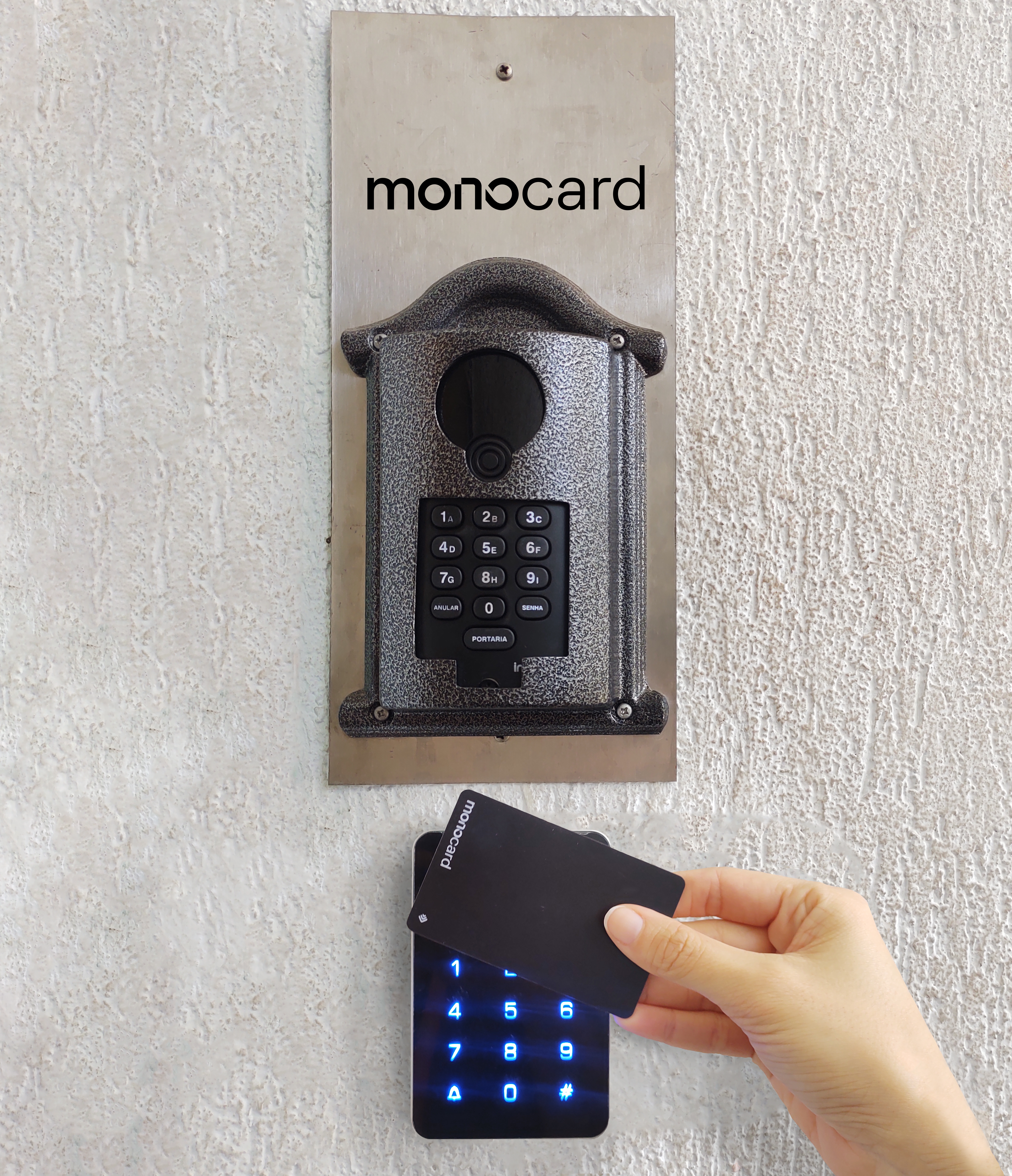 Monocard utilizando como control de acceso